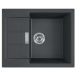 Franke TECTONİTE S2D 611-62 CB Siyah Evye