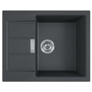 Franke TECTONİTE S2D 611-62 CB Siyah Evye
