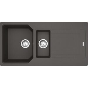 Teka CLİVO 60 B TQ 1B 1D 1 Gözlü Onyx Black Granit Evye