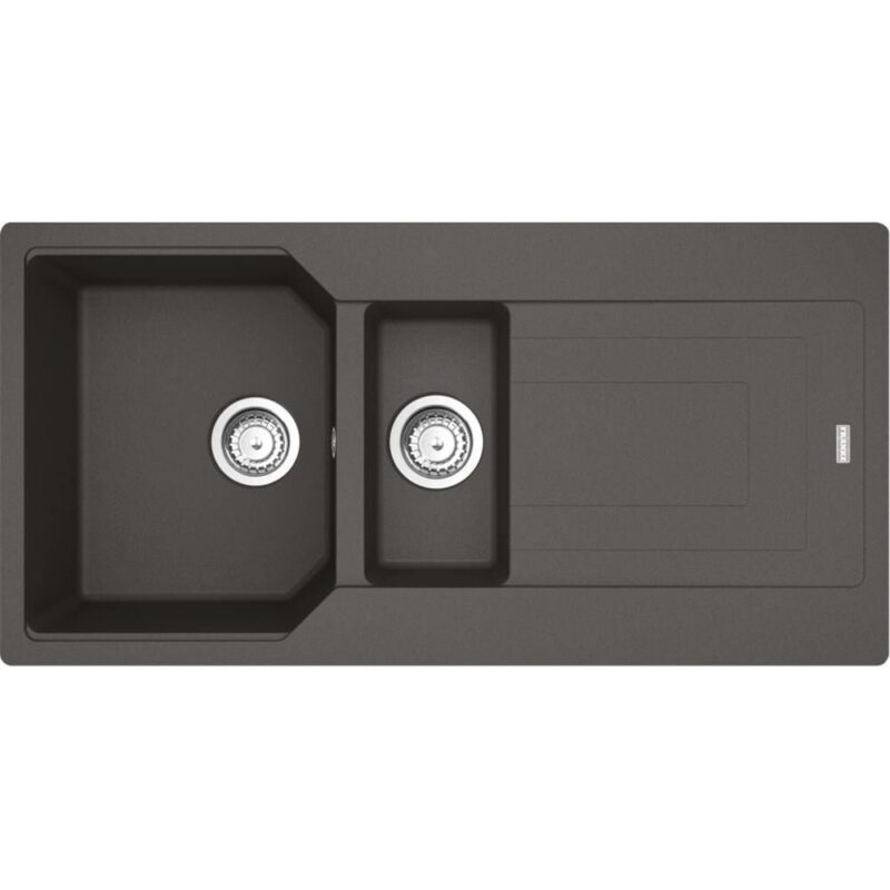 Teka CLİVO 60 B TQ 1B 1D 1 Gözlü Onyx Black Granit Evye