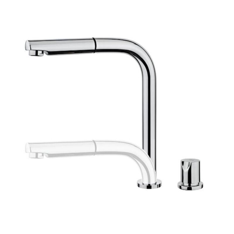 Teka AUK 983 Spiralli Pencere Önü Krom Mutfak Bataryası