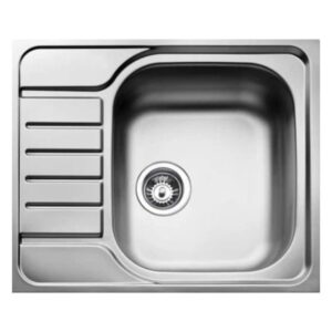 CLASSIC 1B 1/2 D 580.500 Düz Sol Damlalıklı Çelik Evye