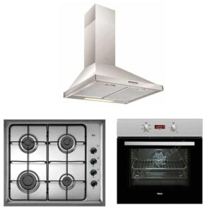 Teka İnox Ankastre Set (DF 60 Davlumbaz - HLX 60 Ocak- HEB 723 SS Fırın )